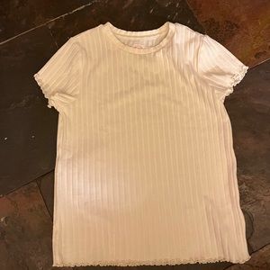 Tee shirt, white, (L) 10/12 girls